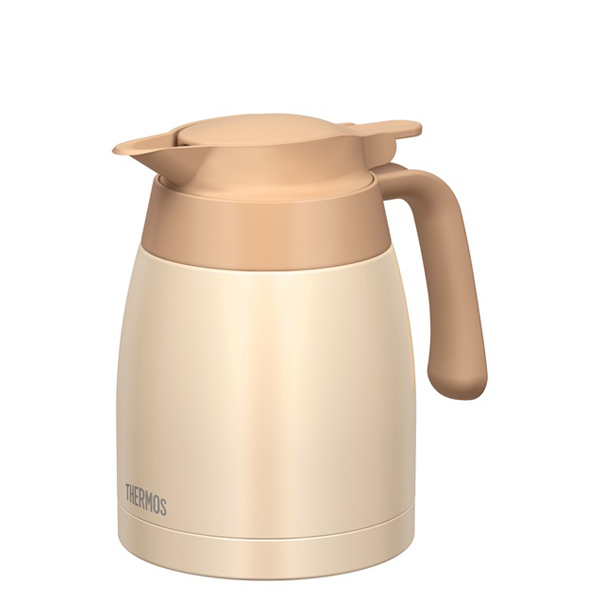 サーモス ステンレスポット クリームホワイト1L