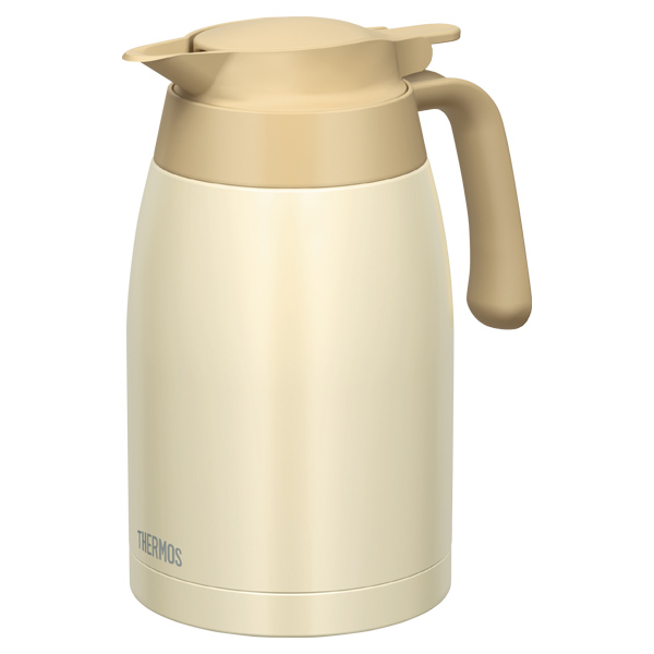 サーモス ステンレスポット クリームホワイト1.5L
