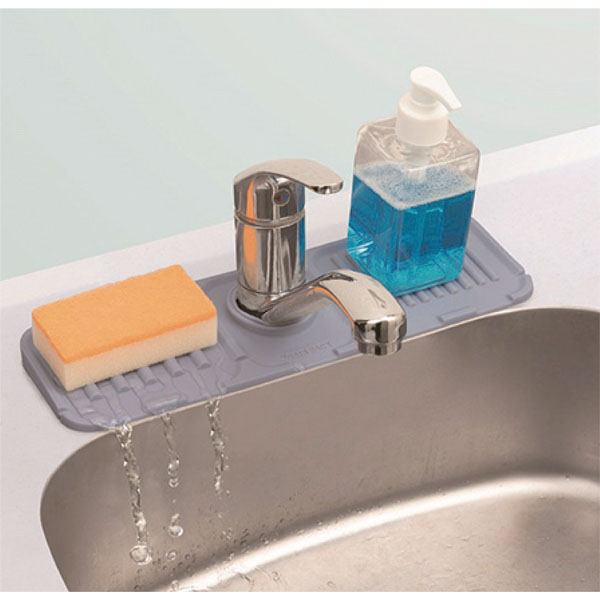 シリコン製の蛇口水切りマット