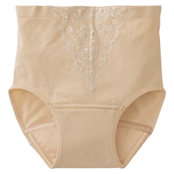 深ばきあんしん吸水ショーツ ベージュ L～LL