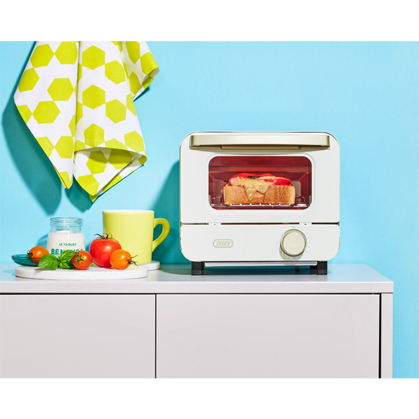 Toffy オーブントースター ミニ パンナホワイト